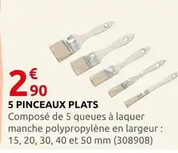 Rural Master 5 pinceaux plats offre
