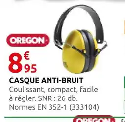 Rural Master Oregon casque anti-bruit offre