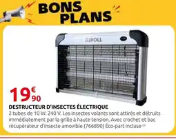 Rural Master Djroll destructeur d'insectes électrique offre