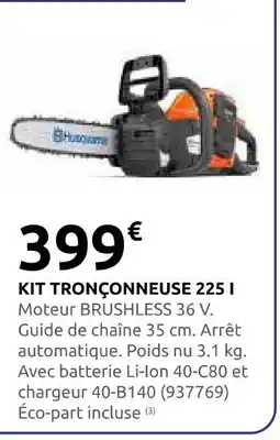 Rural Master Husqvarna kit tronçonneuse 225 i offre