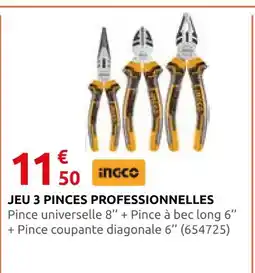 Rural Master Inco jeu 3 pinces professionnelles offre
