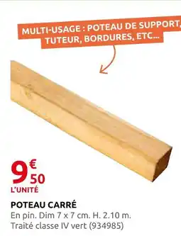 Rural Master Poteau carré offre
