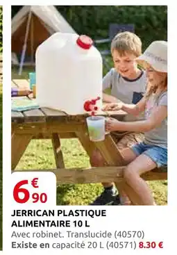 Rural Master Jerrican plastique alimentaire 10 l offre