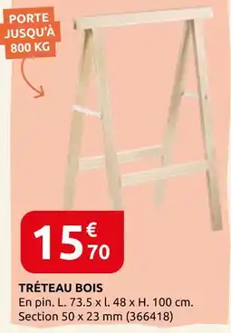 Rural Master Tréteau bois offre