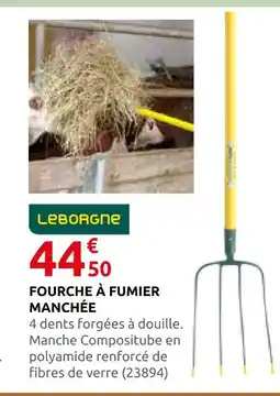 Rural Master Leborgne fourche à fumier manchée offre