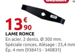 Rural Master Oregon lame ronces offre