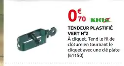 Rural Master Tendeur plastifié vert n°2 offre