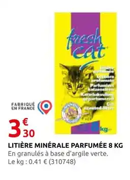 Rural Master Fresh cat litière minérale parfumée 8 kg offre