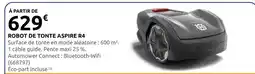 Rural Master Husqvarna robot de tonte aspire r4 offre