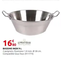 Rural Master Le pratique bassine inox 9 l offre