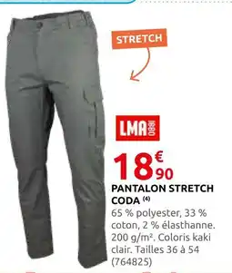 Rural Master Lma pantalon stretch coda offre