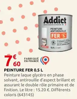 Rural Master Addict peinture fer 0.5 l offre