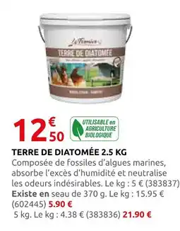 Rural Master Terre de diatomée 2.5 kg offre