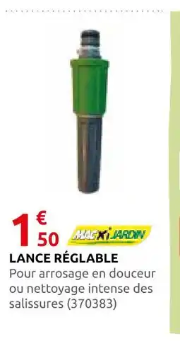 Rural Master Macxi jardin lance réglable offre