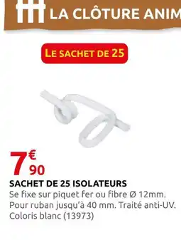 Rural Master Sachet de 25 isolateurs offre