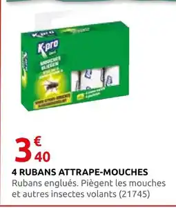 Rural Master Kpro 4 rubans attrape-mouches offre