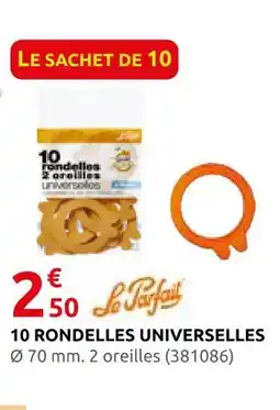 Rural Master Le parfait 10 rondelles universelles offre