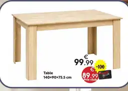 Maxi Bazar Table offre