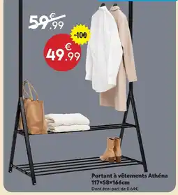 Maxi Bazar Portant à vêtements athéna offre