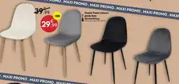 Maxi Bazar Chaise tonia velours pieds bois offre