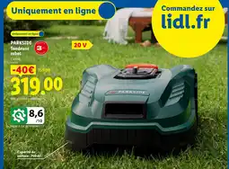 Lidl Parkside tondeuse robot offre
