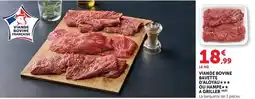 Hyper U Viande bovine bavette d'alcava ou hampe a griller offre