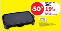 Hyper U Siméo - plancha offre
