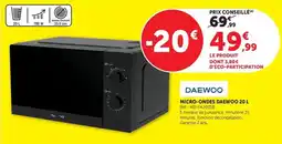 Hyper U Daewoo - micro-ondes offre
