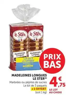Hyper U Le ster - madeleines longues offre