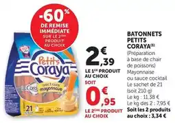 Hyper U Coraya petits - batonnets offre