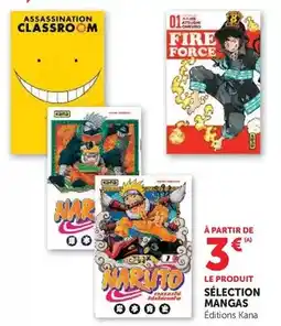 Hyper U Editions kana - sélection mangas offre