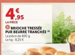 U Express Brioche tressée pur beurre tranchée offre