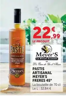 U Express Meyer's - pastis artisanal meyer's offre