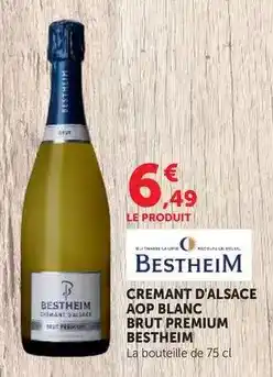U Express Bestheim - cremant d'alsace aop blanc brut premium offre