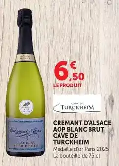 U Express Brut - cremant d'alsace aop blanc brut cave de terckheim offre