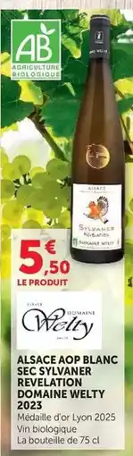 U Express Sylvaner - alsace aop blanc sec slyaner rév'lation domaine offre