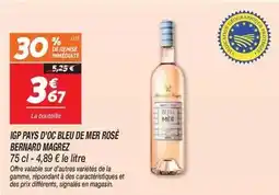 Netto Signal - igp pays d'oc bleu de mer rosé offre