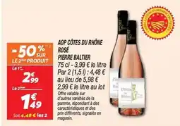 Netto Signal - aop côtes du rhône rosé offre