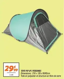 Netto Tevite pop-up 2 personnes offre