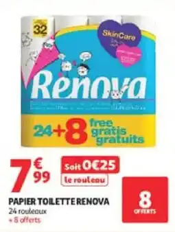 Auchan Papier toilette renova offre