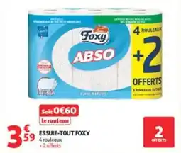 Auchan Essuie-tout foxy offre