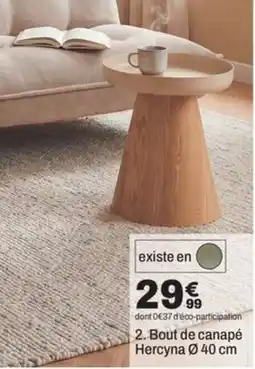 BUT Bout de canapé Hercyna offre