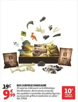 Auchan Box surprise dinosaure offre