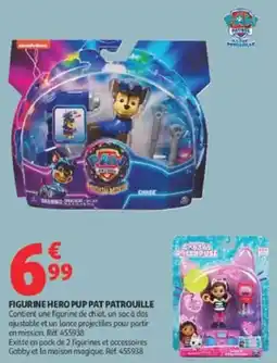 Auchan Figurine hero pup pat patrouille offre
