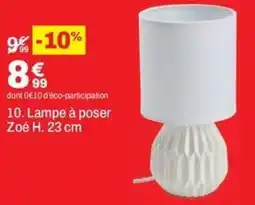 BUT Lampe à poser Zoé offre