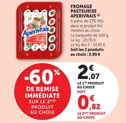 Bi1 Fromage pasteurise aperivrais offre