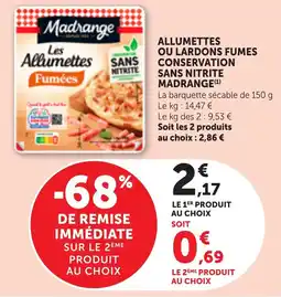 Bi1 Allumettes ou lardons fumes conservation sans nitrite madrange offre