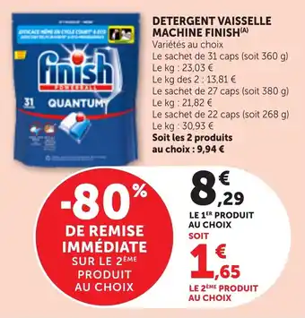 Detergent vaisselle machine finish