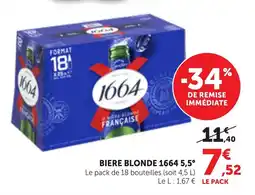 Bi1 Biere blonde 1664 5,5° offre