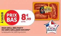 Bi1 Maxi grill bbq party ou 100% grillades socopa offre